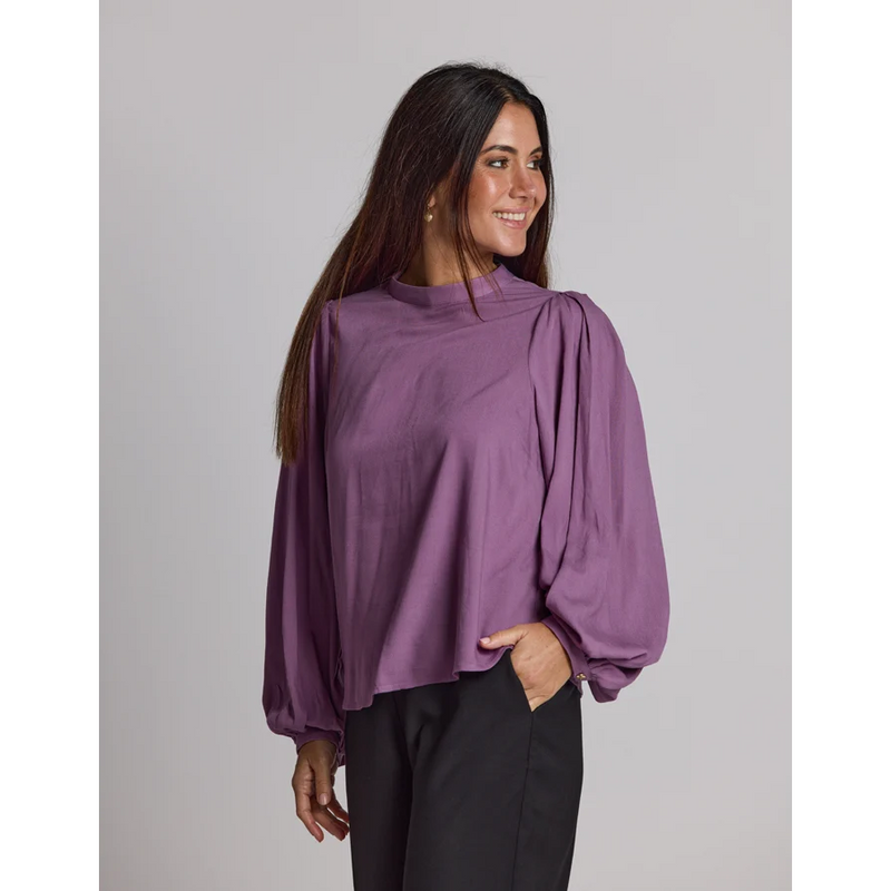 Bowery blouse Grape