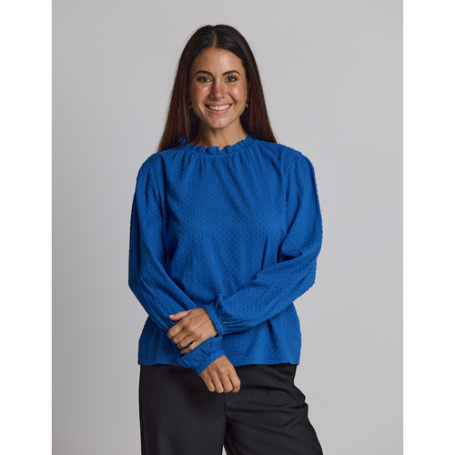 Kennedy Blouse Sapphire - By Design Fashions