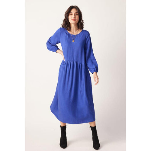 Kimmi Dress Cobalt - By Design Fashions