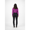 Slim Leg full length printed ponti pull on Breeze - By Design Fashions