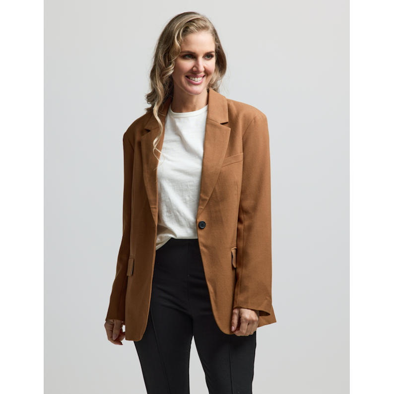 Bistro Blazer carmel - By Design Fashions