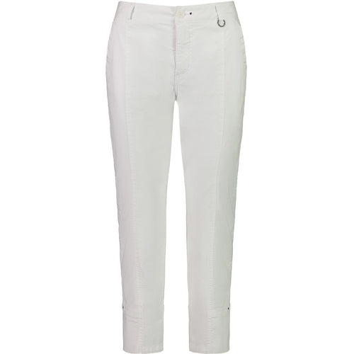 Territory 3/4 pant Blue Velvet or Bright White - By Design Fashions