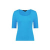 Dominic top Cove blue Velvet - By Design Fashions