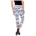 SPRING PRINT PETAL ANKLE PANT - By Design Fashions
