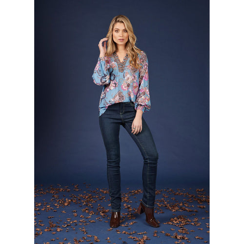 ls987 Loobies Story  Classic Jean (available Indigo or black) - By Design Fashions